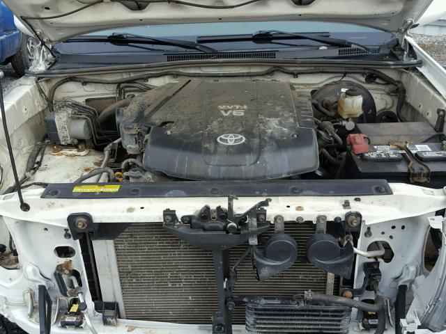 5TEUU4EN3AZ736949 - 2010 TOYOTA TACOMA ACC თეთრი ფოტო 7