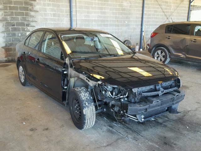 3VW2K7AJ5EM383731 - 2014 VOLKSWAGEN JETTA BASE შავი ფოტო 1