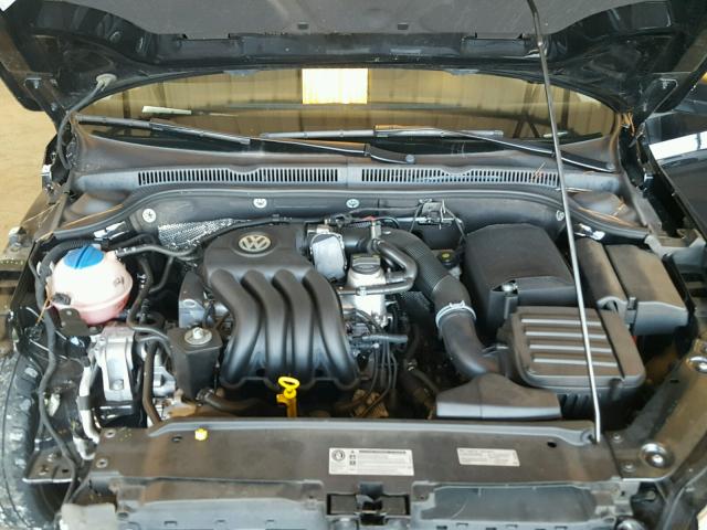 3VW2K7AJ5EM383731 - 2014 VOLKSWAGEN JETTA BASE შავი ფოტო 7