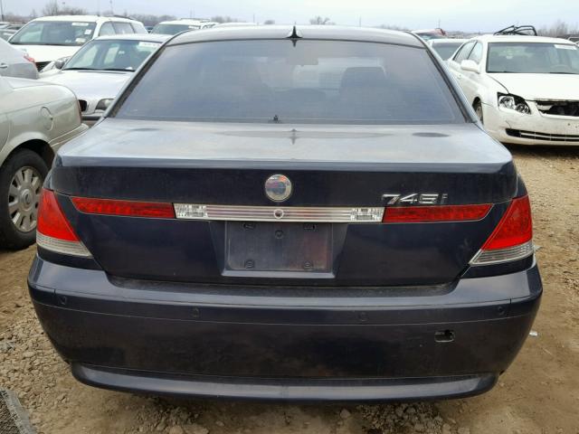 WBAGL63402DP50787 - 2002 BMW 745 I BLUE photo 9