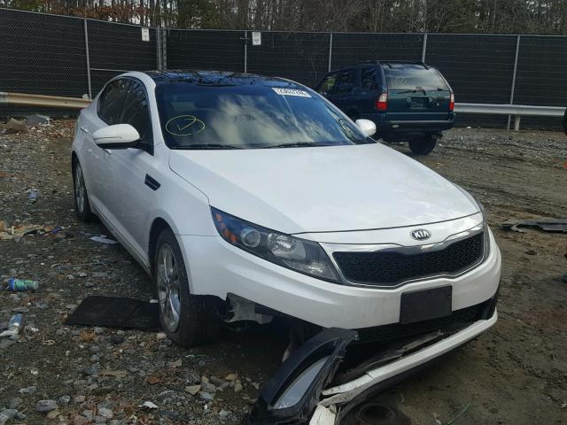 5XXGN4A76DG248583 - 2013 KIA OPTIMA EX WHITE photo 1