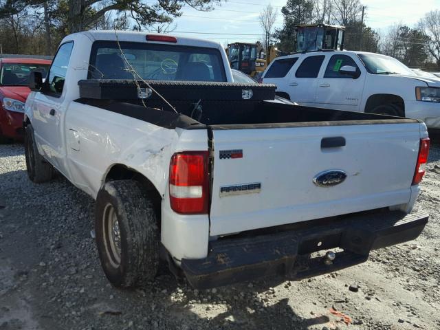 1FTYR10D76PA11840 - 2006 FORD RANGER WHITE photo 3