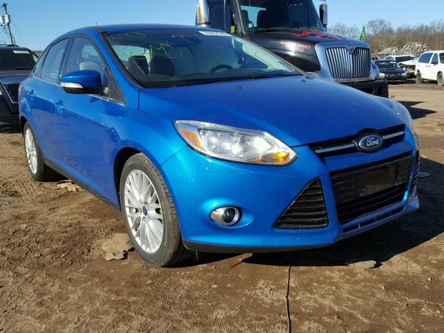 1FAHP3H20CL460483 - 2012 FORD FOCUS SEL BLUE photo 1