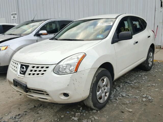 JN8AS5MV1AW138800 - 2010 NISSAN ROGUE S WHITE photo 2