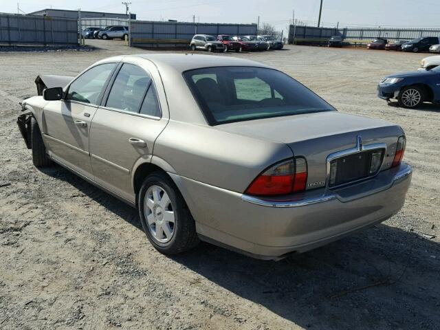 1LNHM86SX5Y620132 - 2005 LINCOLN LS TAN photo 3