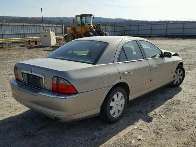 1LNHM86SX5Y620132 - 2005 LINCOLN LS TAN photo 4