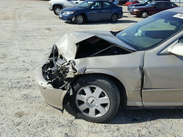 1LNHM86SX5Y620132 - 2005 LINCOLN LS TAN photo 9