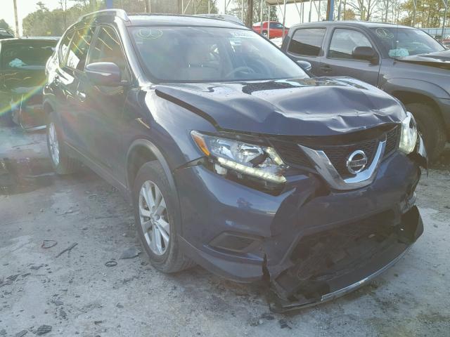 KNMAT2MT2FP555429 - 2015 NISSAN ROGUE S BLUE photo 1