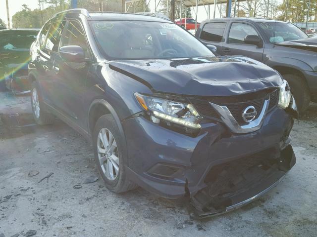 KNMAT2MT2FP555429 - 2015 NISSAN ROGUE S BLUE photo 9