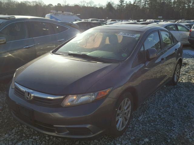 2HGFB2F8XCH602418 - 2012 HONDA CIVIC EX გრაფიტი ფოტო 2