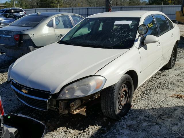 2G1WS551069428273 - 2006 CHEVROLET IMPALA POL WHITE photo 2