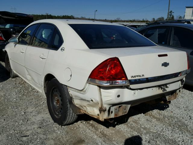 2G1WS551069428273 - 2006 CHEVROLET IMPALA POL WHITE photo 3