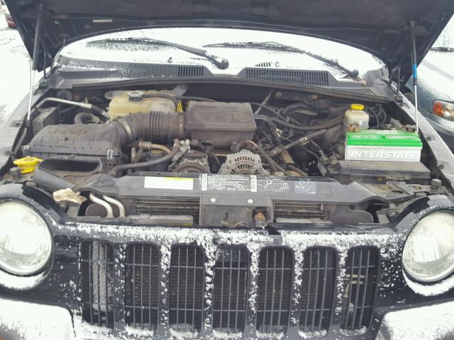 1J4GL48K42W300671 - 2002 JEEP LIBERTY SP BLACK photo 7