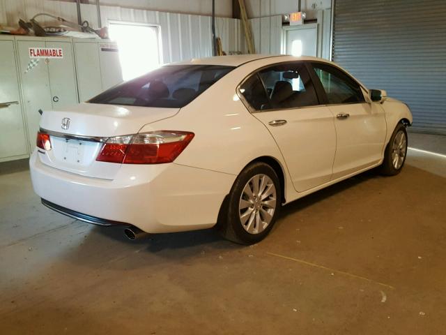 1HGCR2F80DA210286 - 2013 HONDA ACCORD EXL WHITE photo 4