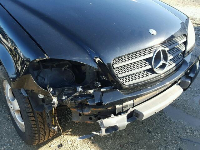 4JGAB57E93A402316 - 2003 MERCEDES-BENZ ML 350 BLACK photo 9