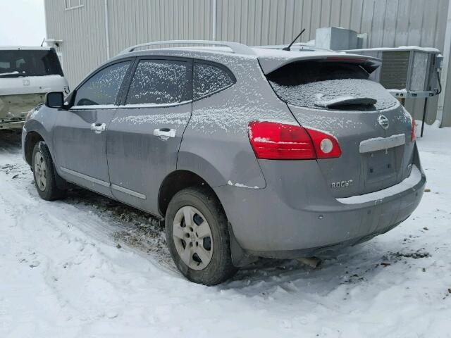 JN8AS5MV9DW132327 - 2013 NISSAN ROGUE S GRAY photo 3