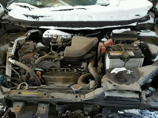 JN8AS5MV9DW132327 - 2013 NISSAN ROGUE S GRAY photo 7