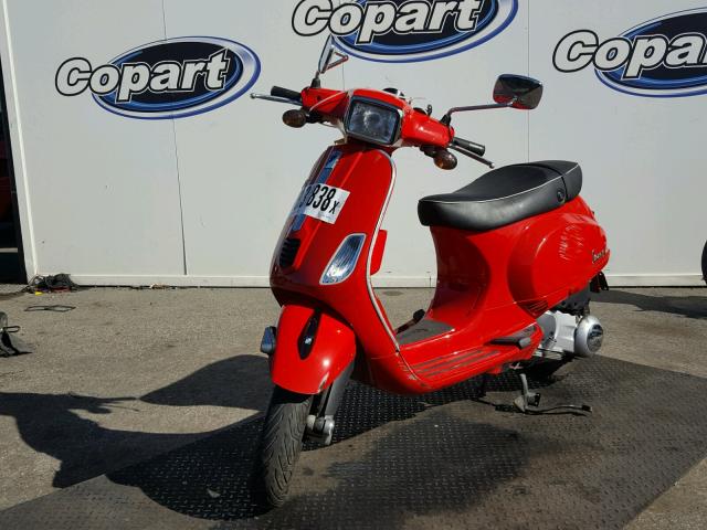 ZAPM688FXD5401053 - 2013 VESPA LX 150IE RED photo 2