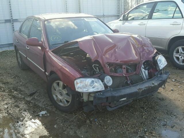 KNAGD126455431507 - 2005 KIA OPTIMA LX RED photo 1