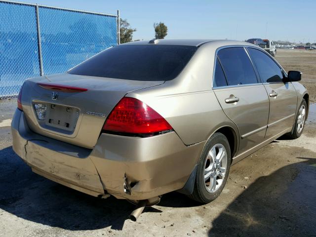 1HGCM56806A089018 - 2006 HONDA ACCORD EX GOLD photo 4