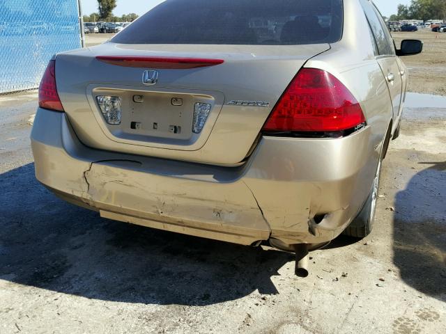 1HGCM56806A089018 - 2006 HONDA ACCORD EX GOLD photo 9