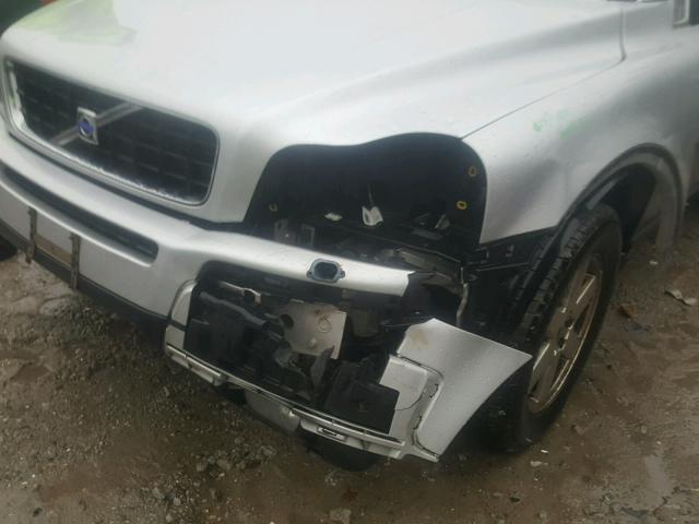 YV1CM592151161990 - 2005 VOLVO XC90 SILVER photo 9