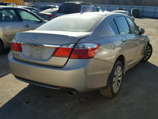 1HGCR2F86DA124559 - 2013 HONDA ACCORD EXL GOLD photo 4