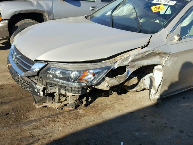 1HGCR2F86DA124559 - 2013 HONDA ACCORD EXL GOLD photo 9