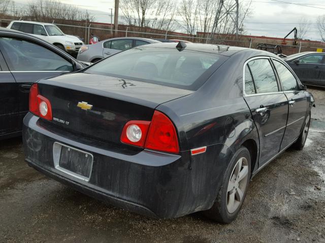 1G1ZC5E03CF159030 - 2012 CHEVROLET MALIBU 1LT BLACK photo 4