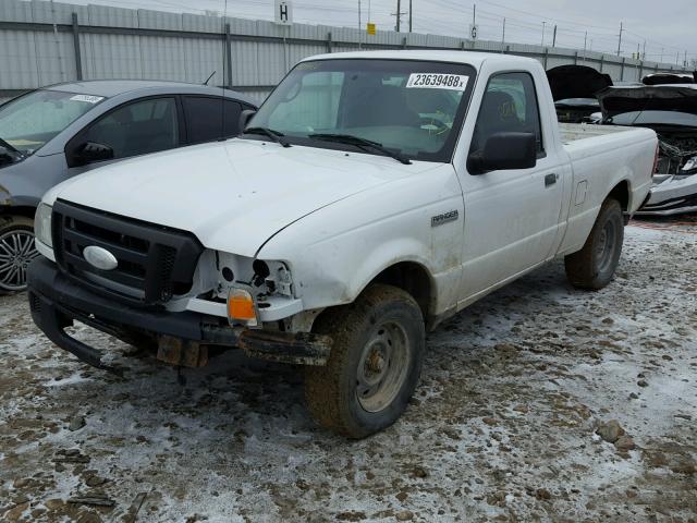 1FTYR10D46PA23038 - 2006 FORD RANGER WHITE photo 2