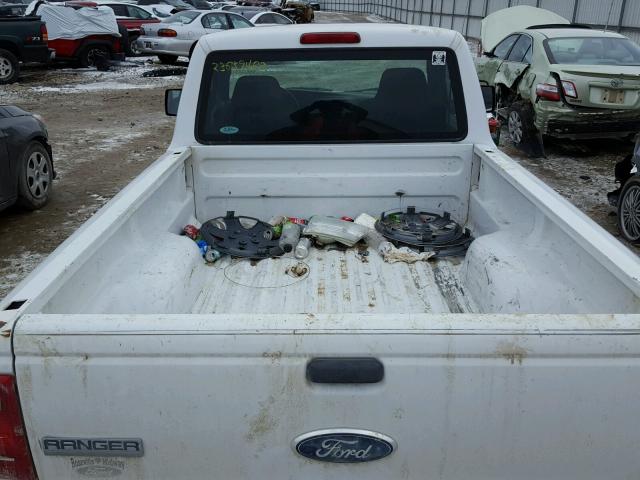 1FTYR10D46PA23038 - 2006 FORD RANGER WHITE photo 6