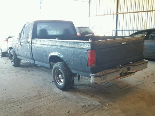 1FTEF15N5SNB69919 - 1995 FORD F150 GREEN photo 3