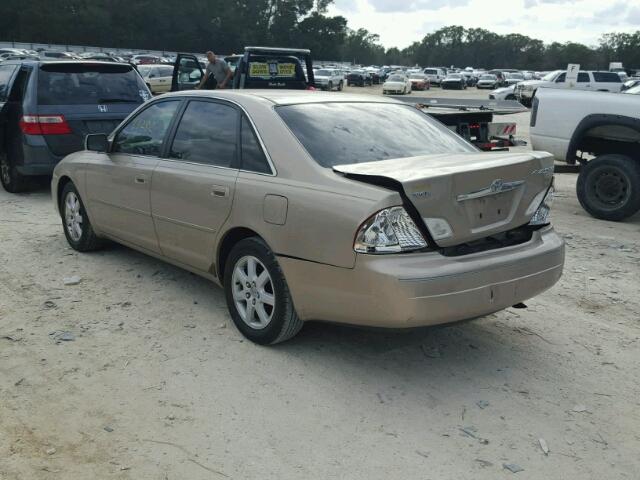 4T1BF28B7YU073164 - 2000 TOYOTA AVALON XL GOLD photo 3