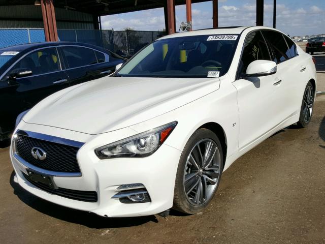 JN1BV7AP7FM342807 - 2015 INFINITI Q50 BASE WHITE photo 2