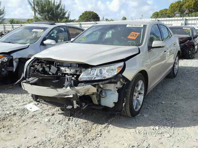 1G11C5SL5EF218495 - 2014 CHEVROLET MALIBU 1LT 金色 照片 2