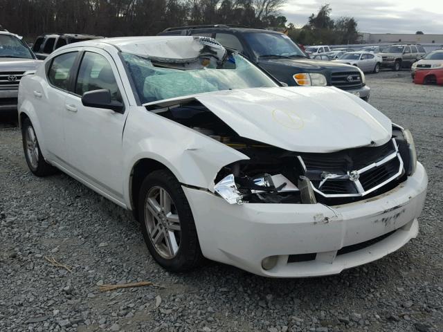 1B3LC56B49N508421 - 2009 DODGE AVENGER SX WHITE photo 1