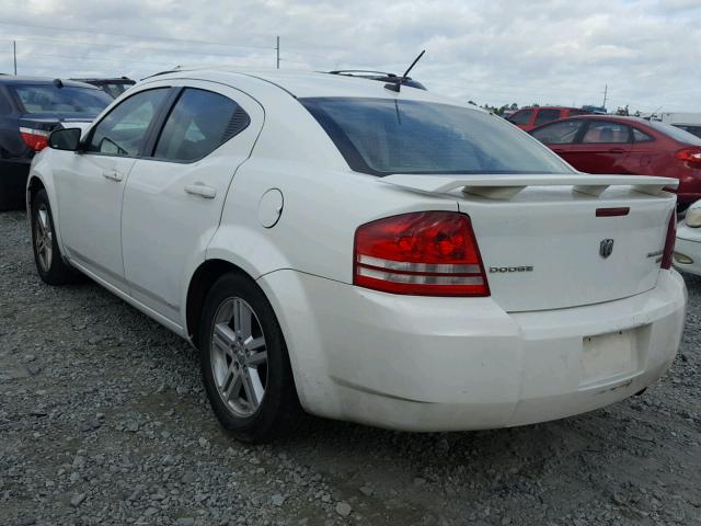 1B3LC56B49N508421 - 2009 DODGE AVENGER SX WHITE photo 3