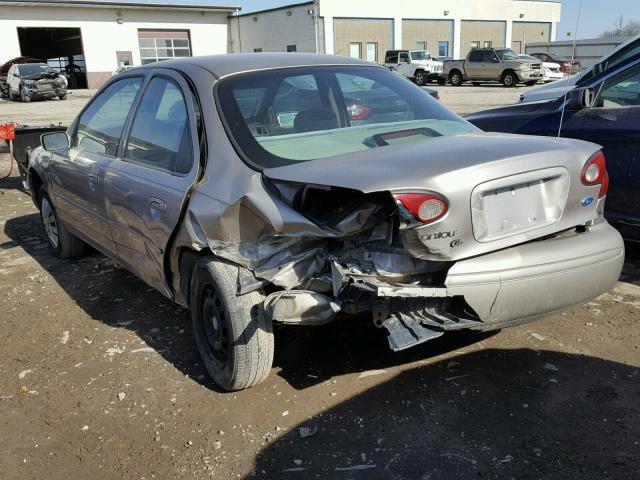 1FALP6539TK130453 - 1996 FORD CONTOUR GL GOLD photo 3