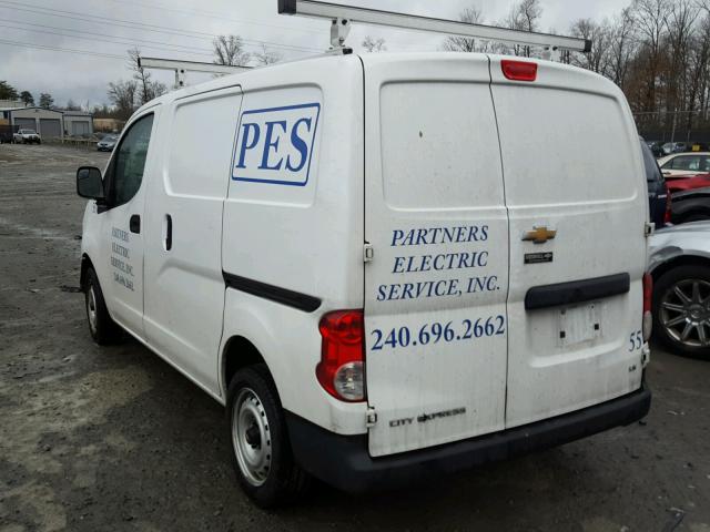 3N63M0YN1FK704790 - 2015 CHEVROLET CITY EXPRE WHITE photo 3