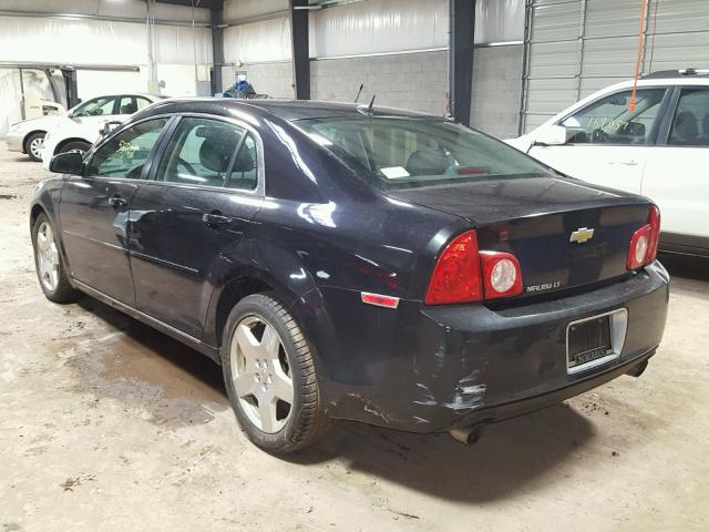 1G1ZD5E78A4114135 - 2010 CHEVROLET MALIBU 2LT BLACK photo 3