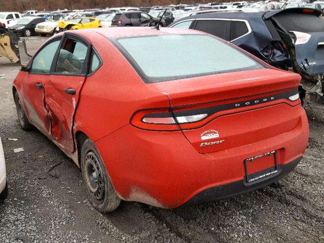 1C3CDFAA7DD291482 - 2013 DODGE DART SE RED photo 3