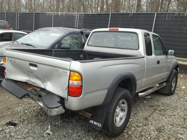 5TEWM72N42Z012140 - 2002 TOYOTA TACOMA XTR GOLD photo 4