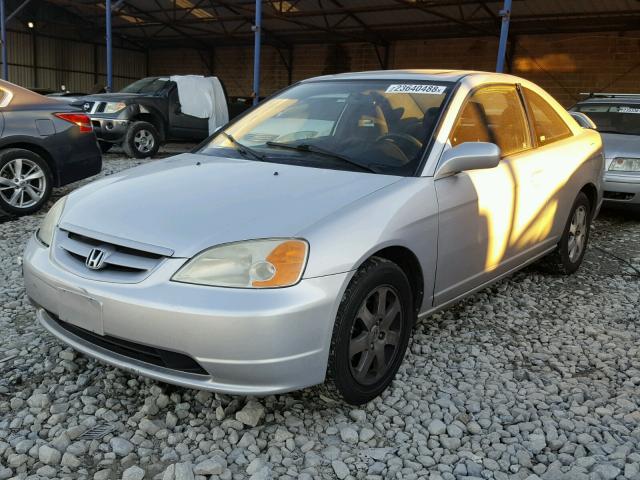 1HGEM22963L029136 - 2003 HONDA CIVIC EX ვერცხლისფერი ფოტო 2