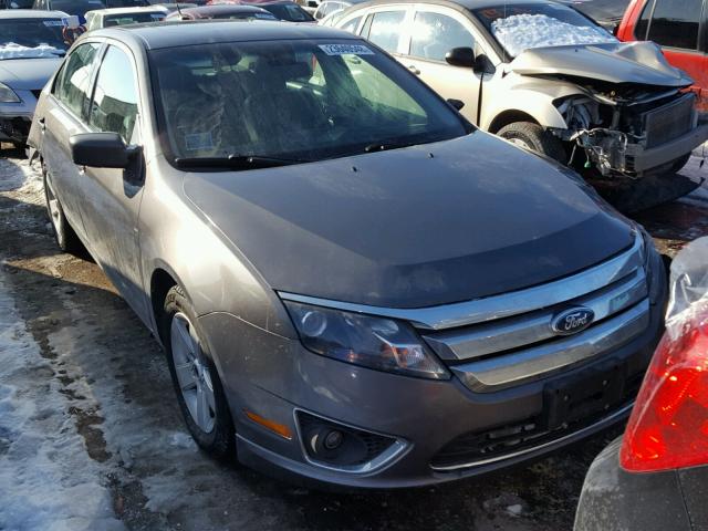 3FAHP0JA0CR163201 - 2012 FORD FUSION SEL GRAY photo 1