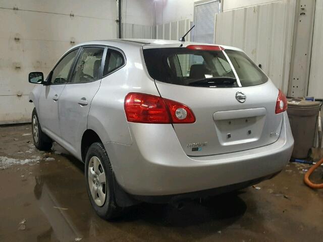 JN8AS58V38W406170 - 2008 NISSAN ROGUE S SILVER photo 3