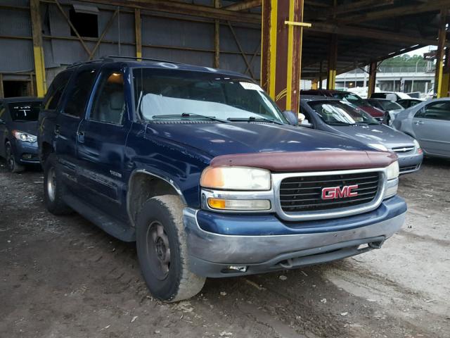 1GKEC13T31R152591 - 2001 GMC YUKON BLUE photo 1