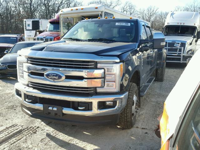 1FT8W3DT3HED23657 - 2017 FORD F350 SUPER BLACK photo 2