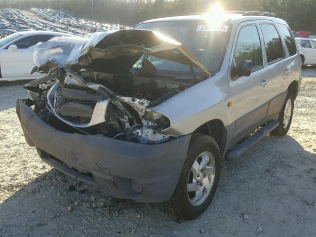 4F2YU07B82KM34270 - 2002 MAZDA TRIBUTE DX SILVER photo 2