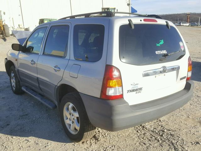 4F2YU07B82KM34270 - 2002 MAZDA TRIBUTE DX 银色 照片 3