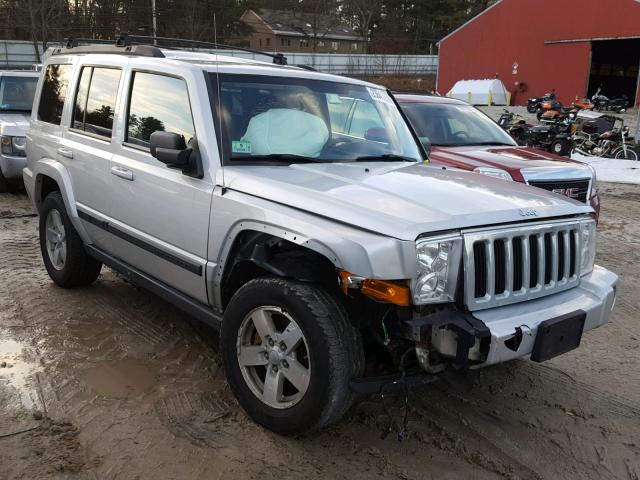 1J8HG48N58C220694 - 2008 JEEP COMMANDER SILVER photo 1